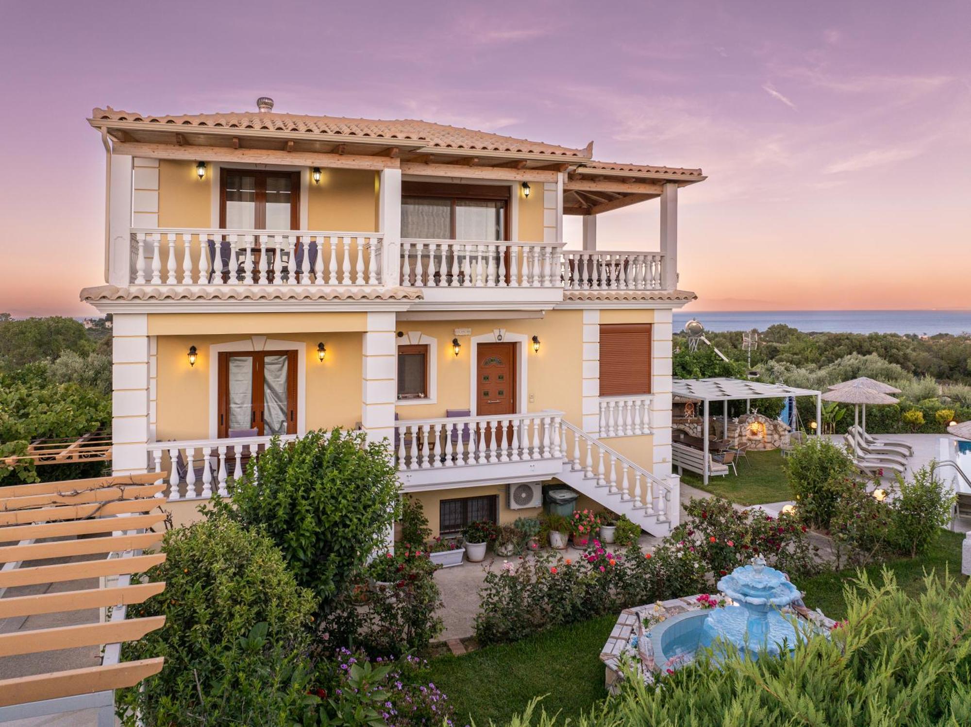Villa Alonia Skala  Exteriör bild