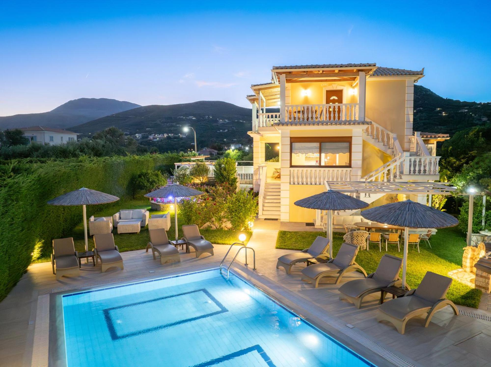 Villa Alonia Skala  Exteriör bild
